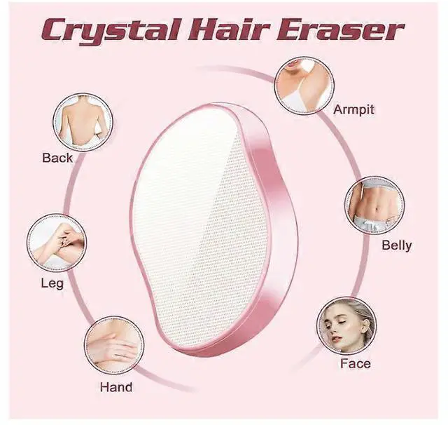 Alt view image 4 of 5 - Ecocleanpath Crystal Hair Eraser Epilator - Painless & Reusable, 3-Year Use for All Skin Types