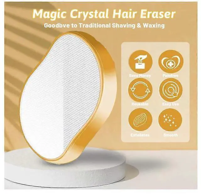 Alt view image 5 of 5 - Ecocleanpath Crystal Hair Eraser - Painless Epilator for Sensitive Skin, Reusable & Portable