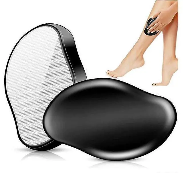 Main image of Ecocleanpath Crystal Hair Eraser Epilator - Painless & Reusable for Arms & Legs, Sensitive Skin Safe