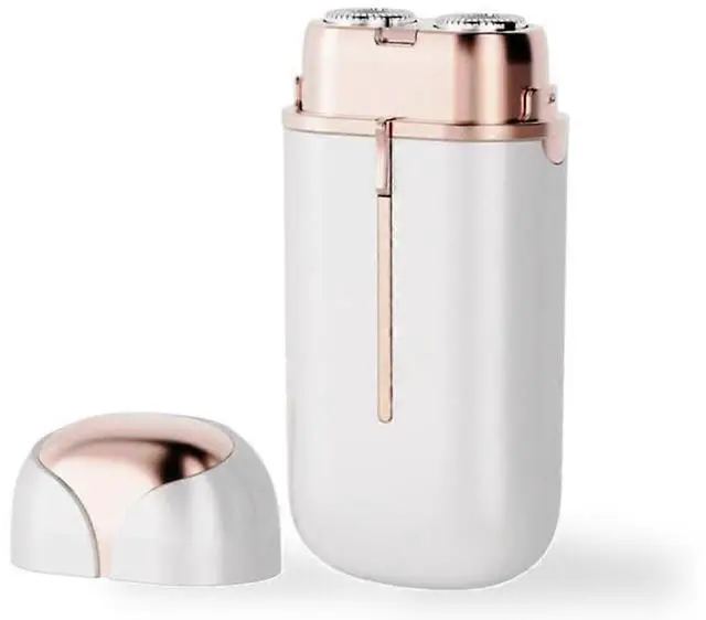 Main image of Ecocleanpath Flawless Painless Facial Hair Remover for Women - 18K Gold, LED Light, Portable