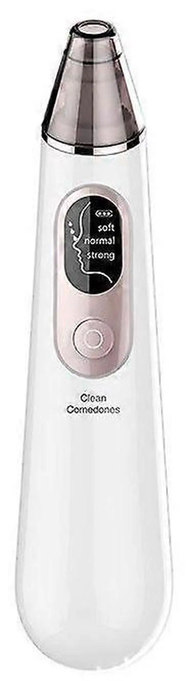 Main image of Ecocleanpath Electric Blackhead Remover Pore Vacuum: 4 Probes, 3 Suction Modes, Rechargeable (White)