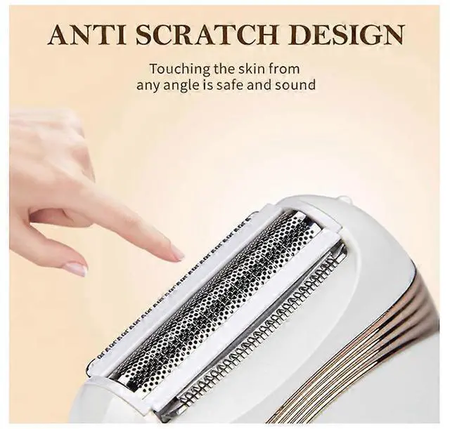 Alt view image 4 of 5 - Ecocleanpath Portable Electric Bikini Trimmer for Women - Wet & Dry Pain-Free Hair Removal Epilator