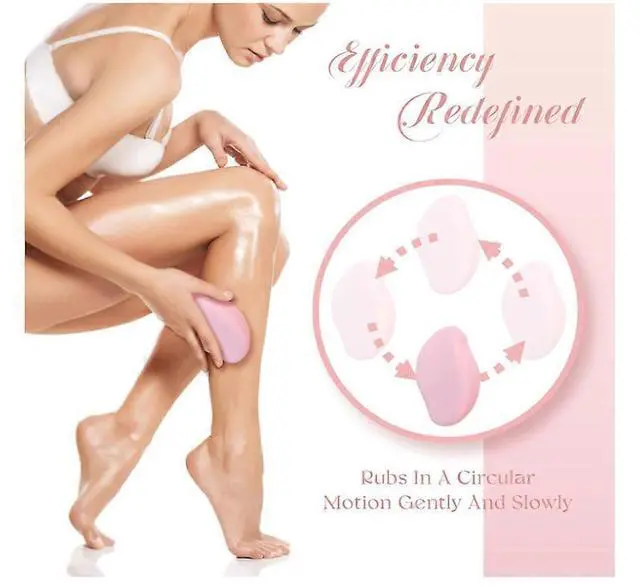 Alt view image 2 of 5 - Ecocleanpath Crystal Hair Remover & Eraser for Women & Men, Nano Glass Epilator Tool, Pink - Painless & Portable