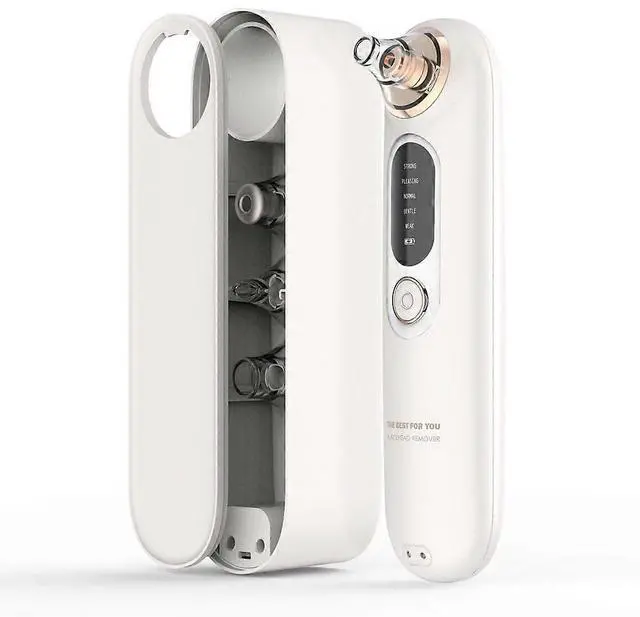 Main image of Ecocleanpath Silver Facial Blackhead Remover Vacuum - 5-Level Adjustable Suction Pore Cleaner & Extractor