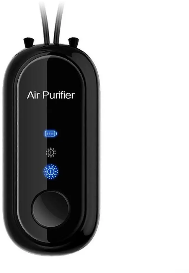 Main image of Ecocleanpath Portable Air Purifier Necklace: Rechargeable Negative Ion Generator for Personal Air Purification