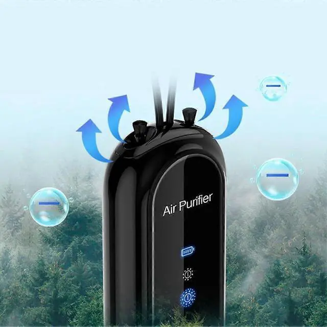 Alt view image 4 of 5 - Ecocleanpath Portable Air Purifier Necklace: Rechargeable Negative Ion Generator for Personal Air Purification
