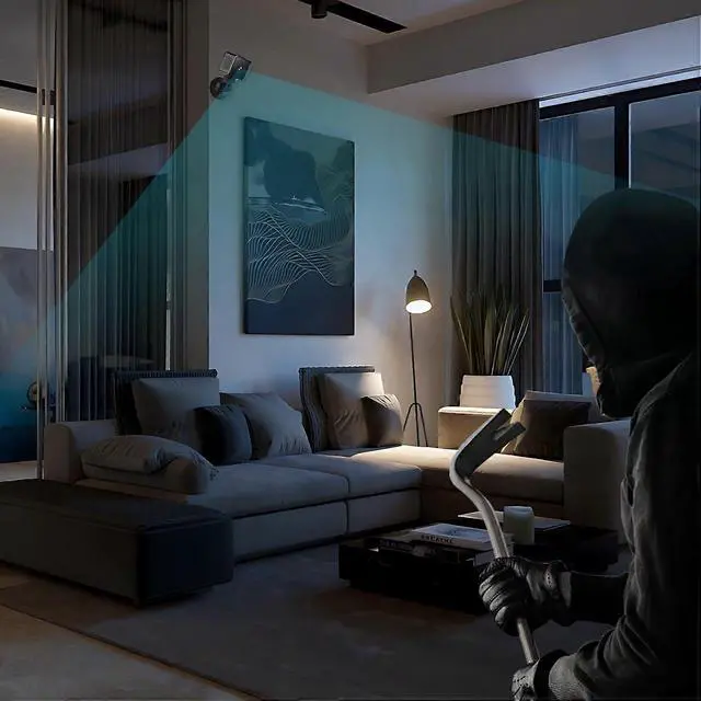 Alt view image 4 of 5 - Ecocleanpath 4K Mini Home Camera - Wireless, Night Vision, Motion Detection, Indoor/Outdoor Security (Black)