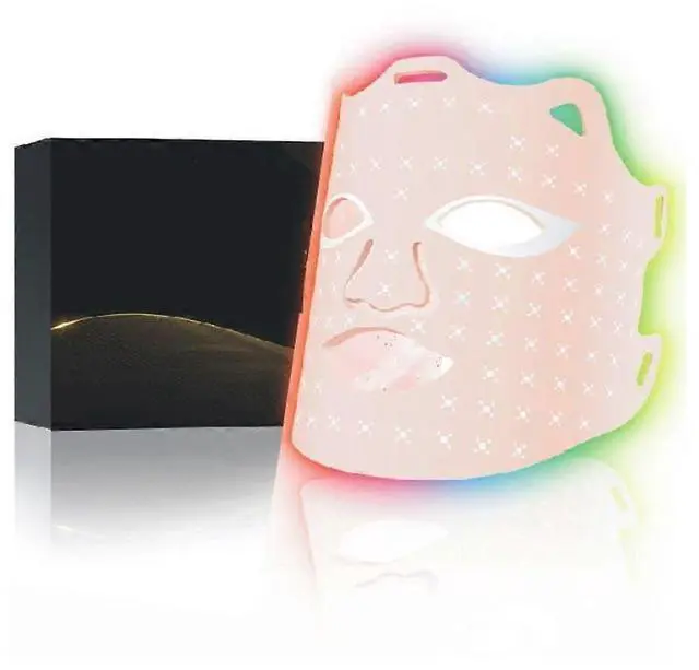 Main image of Ecocleanpath 7-Color LED Face Mask for Red Light Therapy at Home, Portable & Skin-Friendly