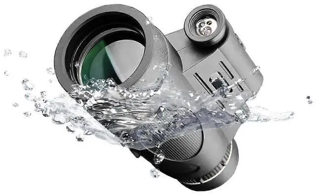 Alt view image 3 of 5 - Ecocleanpath Waterproof Smartphone Monocular Telescope - High Magnification, Portable for Birdwatching Hiking Concert (Black)