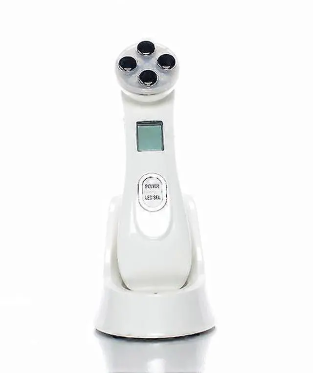 Main image of Ecocleanpath White Vibration Face Massager: Wrinkle Removal & Firming Tool for At-Home Skincare