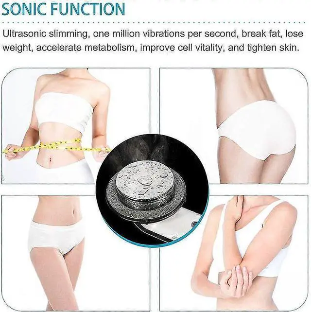 Alt view image 5 of 5 - Ecocleanpath Beauty0823H9 Waterproof Body Slimmer: 6-in-1 Ultrasonic Cavitation & EMS Massager