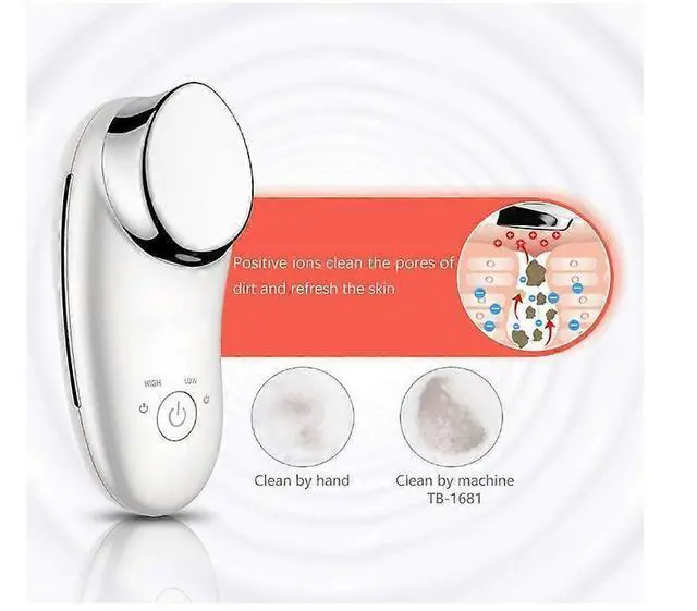 Alt view image 4 of 5 - Ecocleanpath White Sonic Facial Massager - Ionic Deep Cleansing & Anti-Wrinkle Lifting Device