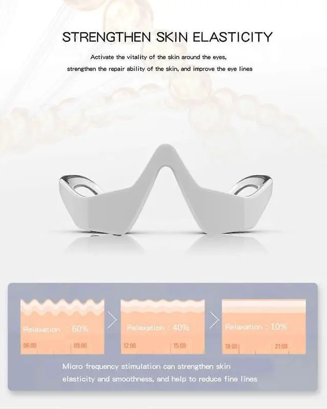 Alt view image 4 of 5 - Ecocleanpath 3D Eye Massager for Dark Circles & Puffiness Reduction - Ergonomic Beauty Device with Vibration Massage