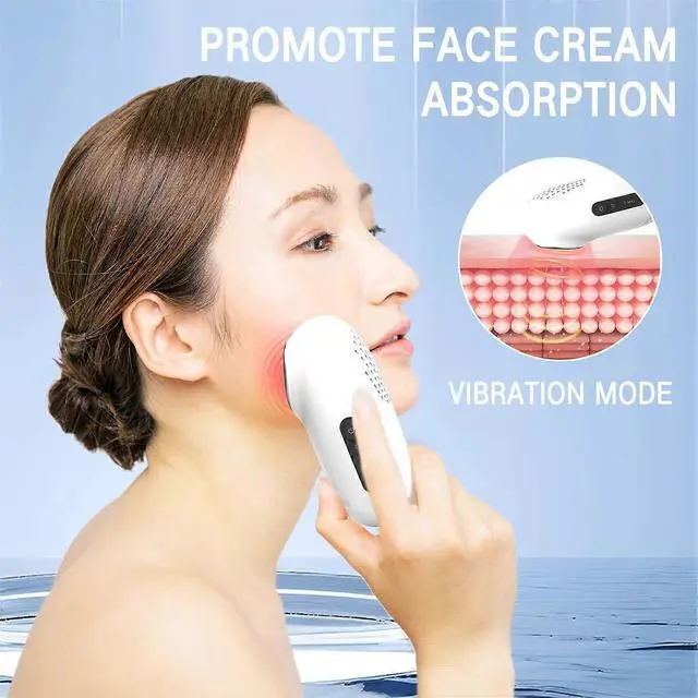 Alt view image 5 of 5 - Ecocleanpath 2024 Electric Face Massager with Cool & Heat Modes for Skin Tightening, Firming & Wrinkle Reduction