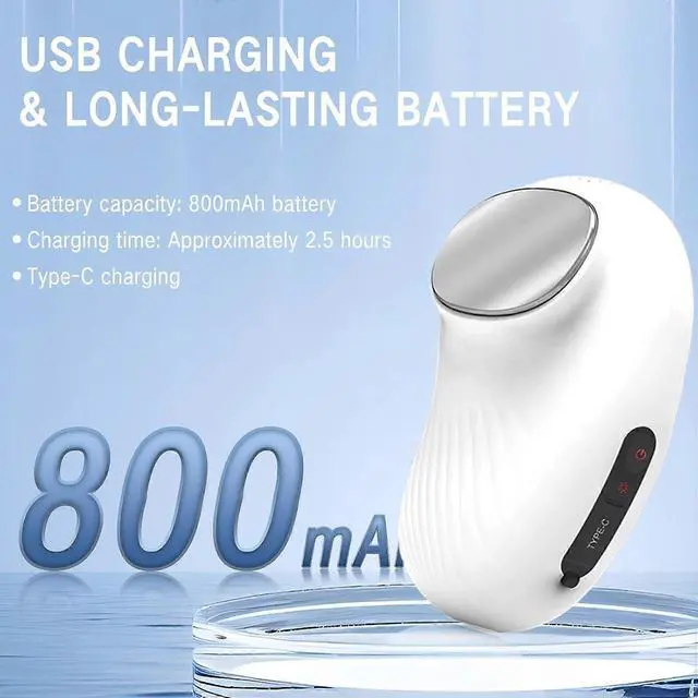 Alt view image 4 of 5 - Ecocleanpath 2024 Electric Face Massager with Cool & Heat Modes for Skin Tightening, Firming & Wrinkle Reduction