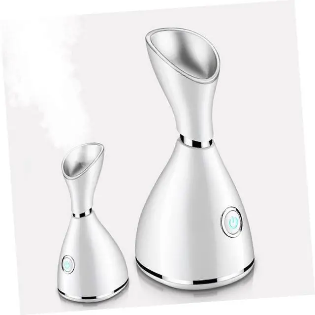 Alt view image 2 of 5 - Ecocleanpath 3-Piece Nano Steaming Face Instrument Set, White | Hot Spray Hydration & Deep Cleansing