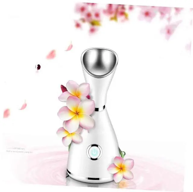 Alt view image 4 of 5 - Ecocleanpath 3-Piece Nano Steaming Face Instrument Set, White | Hot Spray Hydration & Deep Cleansing