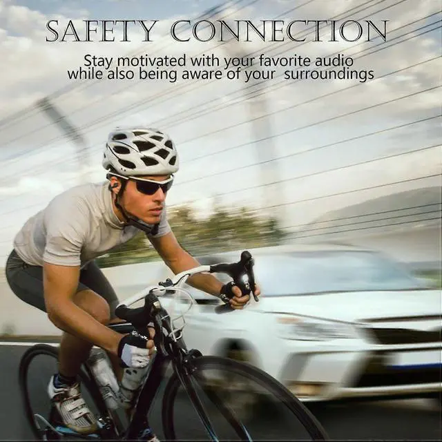 Alt view image 2 of 5 - Ecocleanpath White Clip-On Bluetooth 5.3 Earphones: HIFI Sound, ENC Noise Reduction, 24H Battery