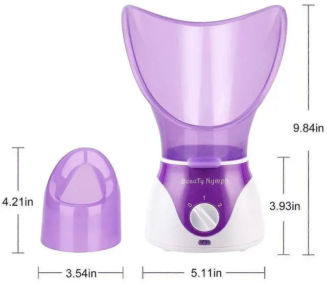 Alt view image 4 of 5 - Ecocleanpath Pink Facial Steamer for Pores & Blackhead Removal - Spa-Grade Skin Rejuvenation
