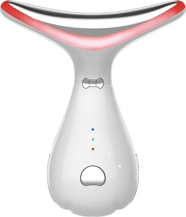 Main image of Ecocleanpath White Electric Face Massager: 4-in-1 LED Anti-Wrinkle Lifting & Firming for Women