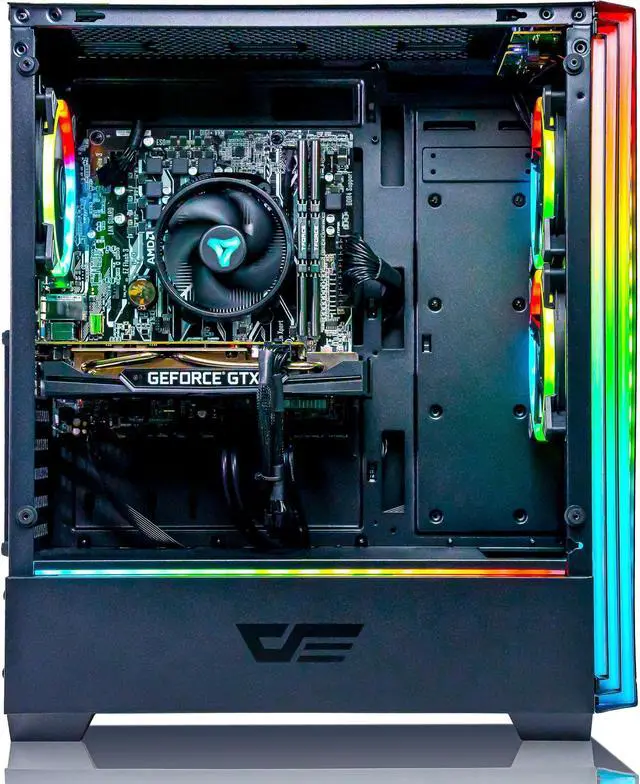 Alt view image 2 of 2 - VRLA Tech Ryzen 3 4100 I GTX 1660 TI Gaming PC