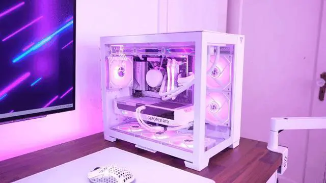 Alt view image 3 of 5 - VRLA Tech x ToasterzTech GeForce RTX 5070 AMD Ryzen 5 7600 32GB 6000 DDR5 2TB NVMe 850W PSU Windows Gaming PC Desktop