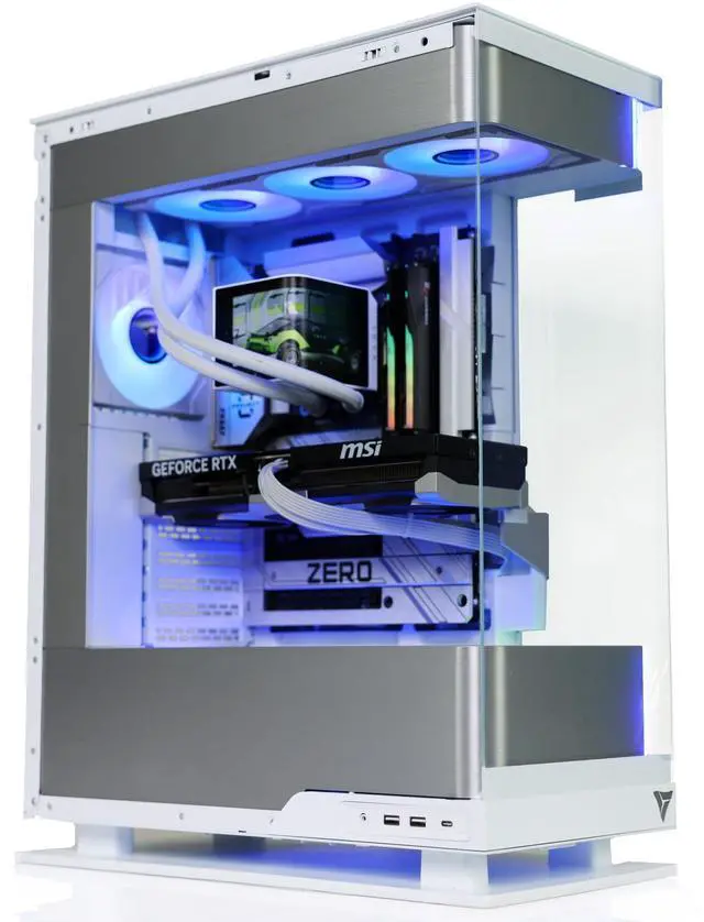 Alt view image 2 of 3 - VRLA Tech GeForce RTX 5080 Intel Core i9-14900K 32GB RGB 6000MHz DDR5 2TB NVMe 1000W PSU Windows Gaming PC Desktop