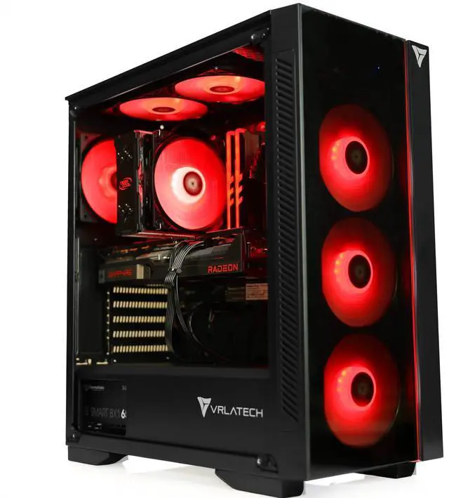 VRLA Tech Radeon RX 9060 XT AMD Ryzen 5 7600 32GB 6000 DDR5 1TB