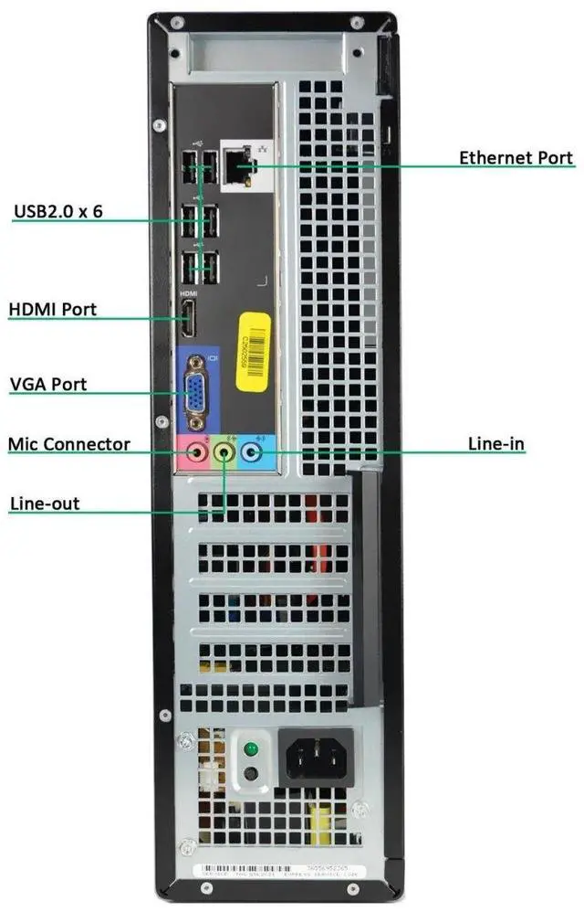Alt view image 3 of 5 - Dell OptiPlex 3010 DT Desktop Computer 16GB Ram 240GB SSD + 1TB HDD Windows 11 Pro Wi-Fi