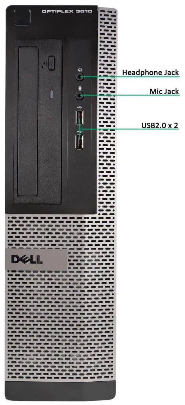 Alt view image 2 of 5 - Dell OptiPlex 3010 DT Desktop Computer 16GB Ram 240GB SSD + 1TB HDD Windows 11 Pro Wi-Fi
