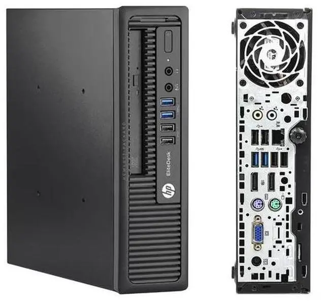 Alt view image 3 of 7 - HP EliteDesk 800 G1 USDT Desktop Computer 16GB RAM 240GB SSD Wi-Fi Windows 11 Pro