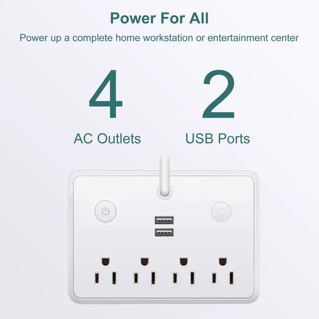 Alt view image 7 of 7 - LED Desk Lamp with Power Strip, 4 AC Outlets & 2 USB Charging Ports, 3 Lighting Modes Dimmable Table Lamp, 360° Adjustable Flexible Gooseneck, Eye-Caring Small Desk Light for Home Office