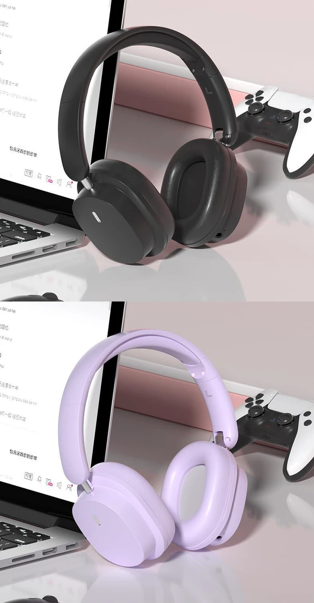 Alt view image 7 of 7 - Bluetooth Headphones Over Ear, 12 Hours Playtime Wireless Headphones with Microphone, Foldable Lightweight Headset with Deep Bass, HiFi Stereo Sound Low Latency for Travel Work Cellphone