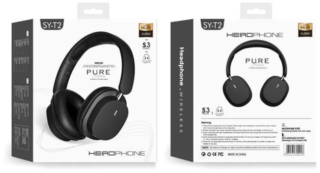 Alt view image 5 of 7 - Bluetooth Headphones Over Ear, 12 Hours Playtime Wireless Headphones with Microphone, Foldable Lightweight Headset with Deep Bass, HiFi Stereo Sound Low Latency for Travel Work Cellphone