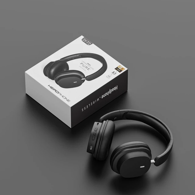 Alt view image 6 of 7 - Bluetooth Headphones Over Ear, 12 Hours Playtime Wireless Headphones with Microphone, Foldable Lightweight Headset with Deep Bass, HiFi Stereo Sound Low Latency for Travel Work Cellphone