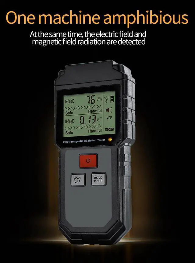 Alt view image 2 of 7 - Electromagnetic radiation detector professional testing household appliances Electromagnetic wave radiation measurement and monitoring instruments