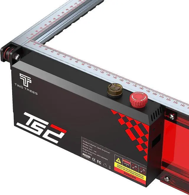 Alt view image 3 of 6 - Twotrees TS2 Diode Pro Laser Engraver, 10W Laser Cutter Engraving Machine for Personalized Gifts, Laser Engraver for Wood and Metal, Acrylic, Glass, etc.