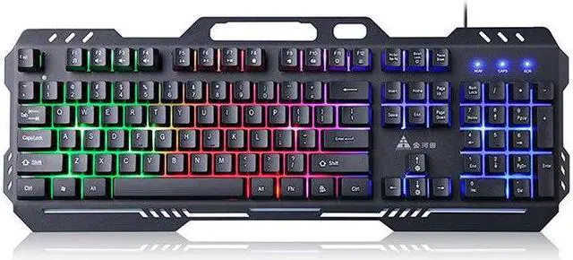 Alt view image 2 of 3 - USB Wired Keyboard and Mouse Set Backlit High Key Cap DF200 Jinheda Illuminated Keyboard and Mouse Set