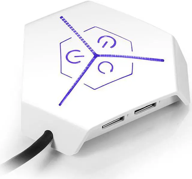 Alt view image 5 of 5 - Cross border computer desktop power on/off button V6 Internet cafe host box power on/off button External extension cable