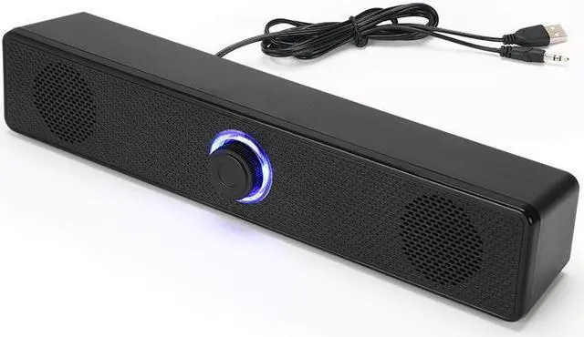 Main image of 350TS laptop long speaker dual speaker wired Bluetooth integrated mini USB speaker cross-border direct supply