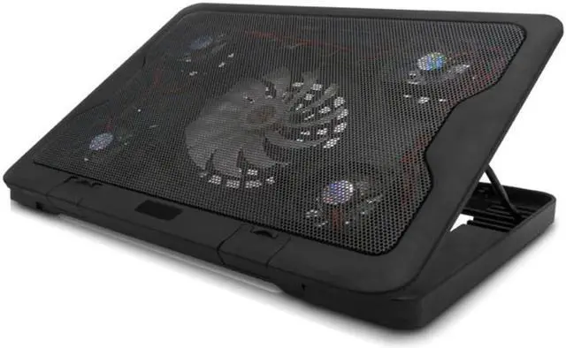 Main image of Cross border new note heat sink with adjustable height of five fans, C5 silent heat dissipation, available below 15.6 inches
