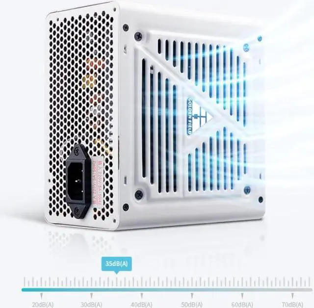 Alt view image 5 of 6 - Jinheda Rated 650W Desktop PC Host Battle Knife 700 Little White Edition 80PLUS Bronze Medal Dual Circuit Esports Game Power Supply