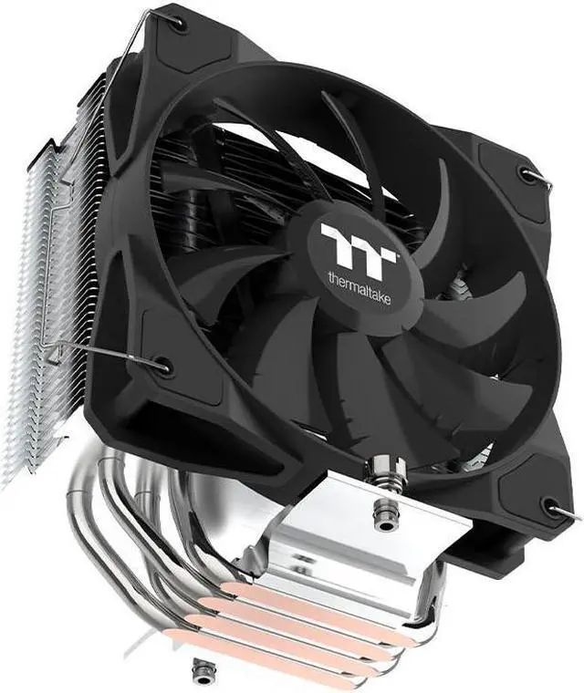 Alt view image 5 of 5 - Cross border TT desktop computer PC host CPU heat sink A400P 4 copper tube multi platform intelligent temperature control silent fan