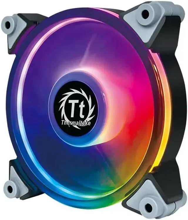 Alt view image 4 of 4 - Tt desktop computer, PC host, chassis, heat sink, hurricane ARGB dazzling divine light, synchronous illusory silent fan
