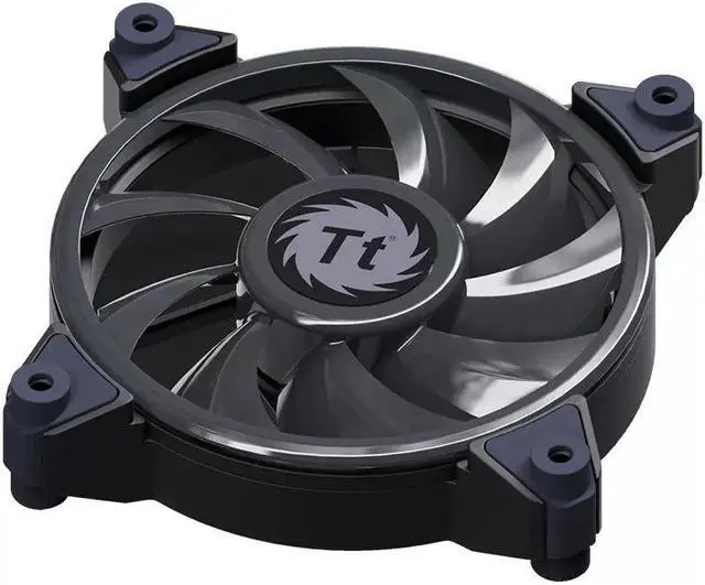 Alt view image 2 of 3 - Tt desktop, PC host, chassis, heat sink, Hurricane ARGB dazzling light, synchronous virtual silent fan 3 fans