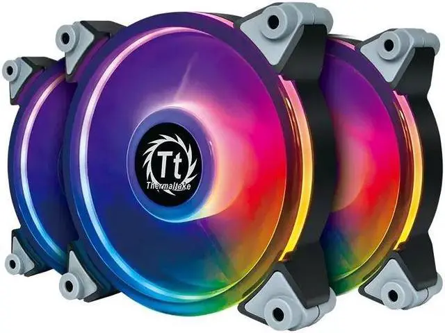 Alt view image 3 of 3 - Tt desktop, PC host, chassis, heat sink, Hurricane ARGB dazzling light, synchronous virtual silent fan 3 fans