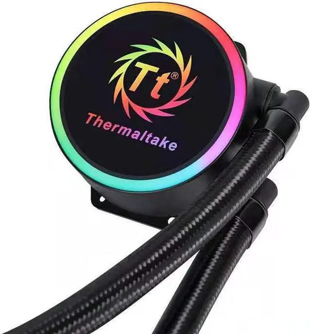Alt view image 2 of 5 - Xuanfeng 360 desktop computer host CPU integrated water-cooled radiator Xuanfeng X360 RGB colorful temperature controlled silent fan