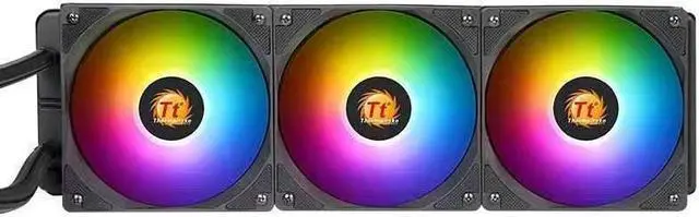 Alt view image 5 of 5 - Xuanfeng 360 desktop computer host CPU integrated water-cooled radiator Xuanfeng X360 RGB colorful temperature controlled silent fan