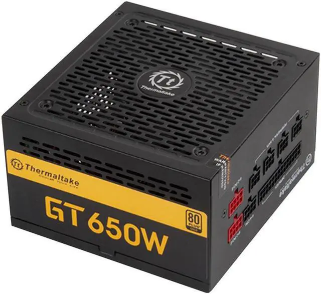 Main image of Cross border Tt rated 650W desktop computer host GT 650W full voltage 80PLUS gold medal full module gaming power supply