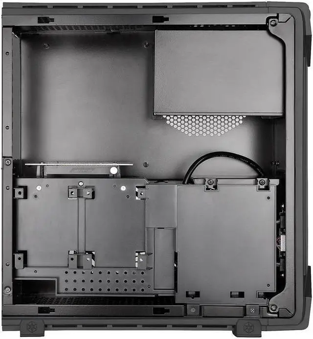 Alt view image 2 of 6 - Case for Mini-ITX Motherboards with integrated Addressable RGB Lighting (RVZ03B-ARGB)